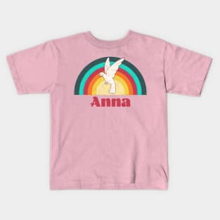 Anna - Vintage Faded Style Kids T-Shirt